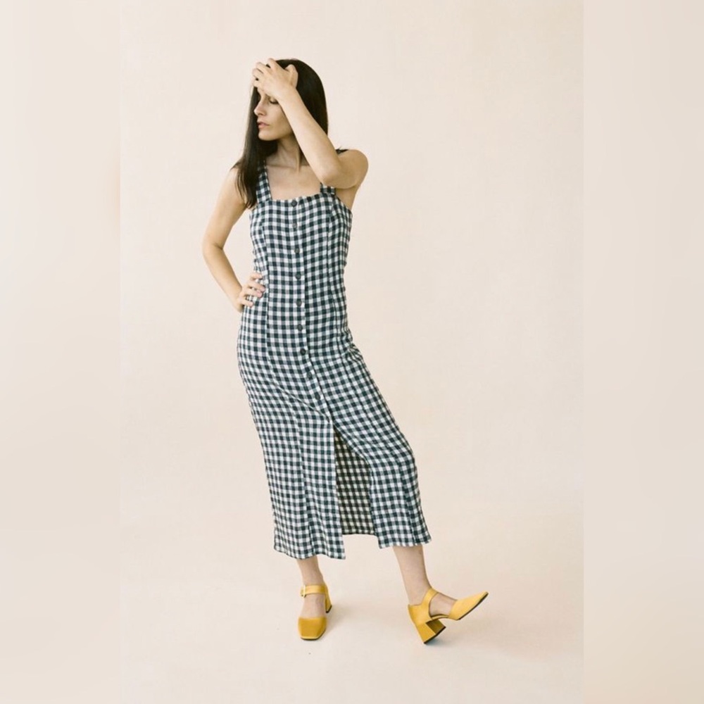 Rita Row Stefan gingham dress M